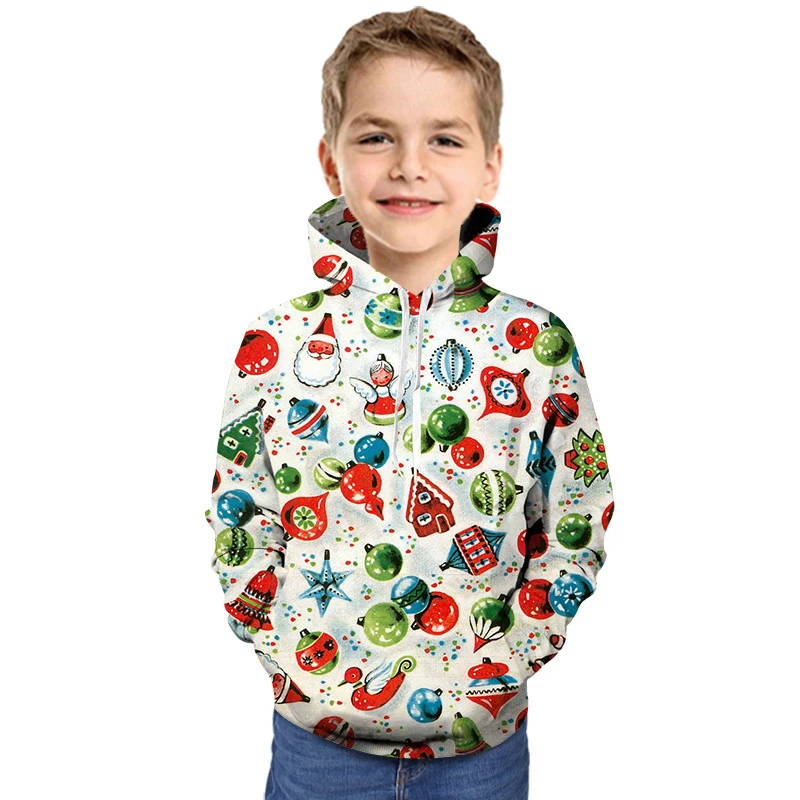 Детская одежда Толстовка с капюшоном и принтом героями мультфильмов Крутая