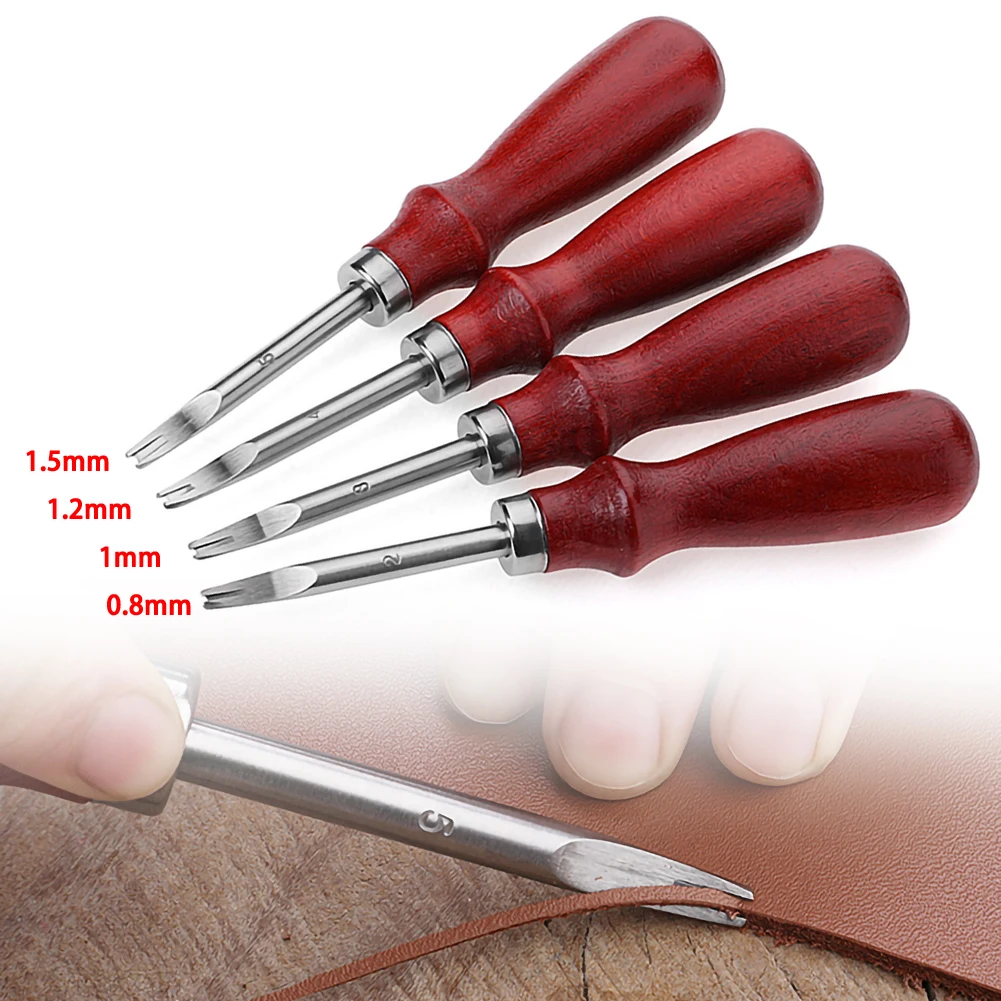 

1PC Leathercraft Edge Beveler Skiving Craft Tool Leather Beveler Tool DIY