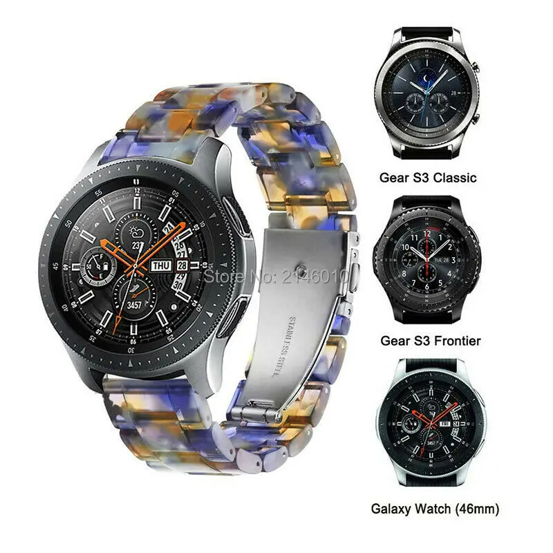 Быстросъемный резиновый ремешок для часов для samsung Galaxy Watch S3/S2 Galaxy 42 мм/46 мм/gear S3/S2/Active Ticwatch 2/E