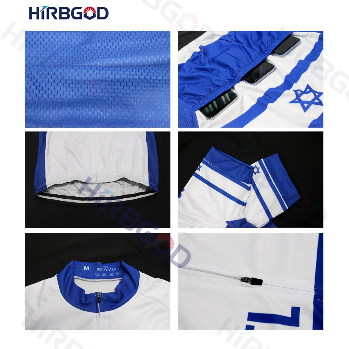 Футболка HIRBGOD мужская с коротким рукавом Джерси для велоспорта дышащая командная