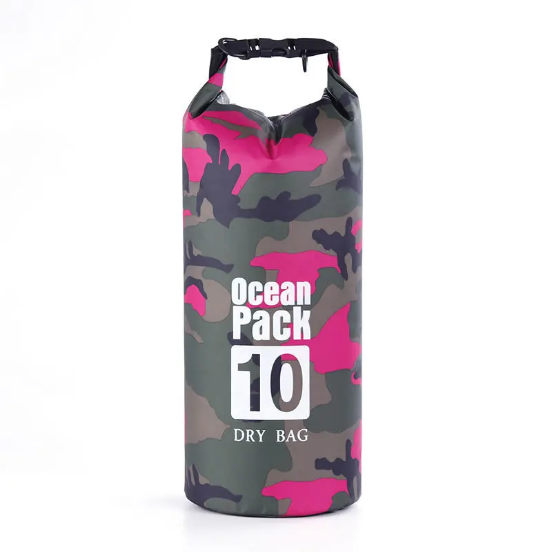 

Camouflage Polyester Waterproof Bag One Shoulder Shoulder Waterproof Bucket Dive Gear Backpack