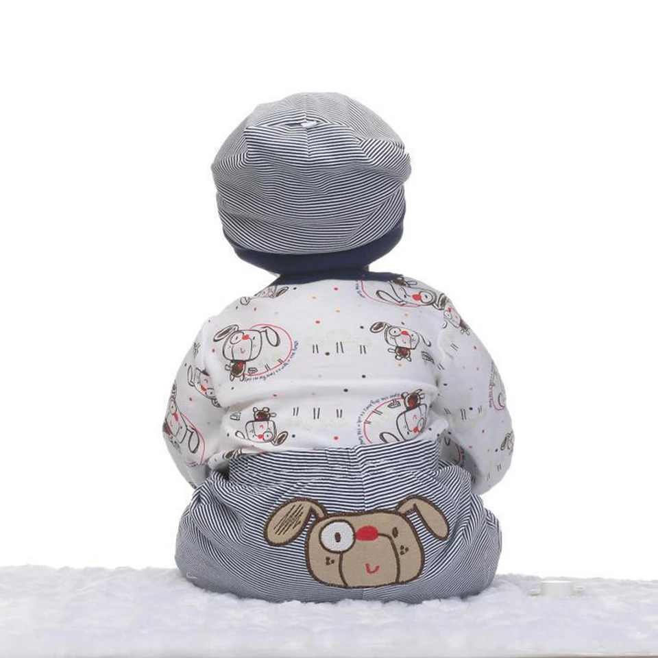 Кукла реборн для мальчиков 20 дюймов спящий Черный Малыш имитация кукол игрушка Kds