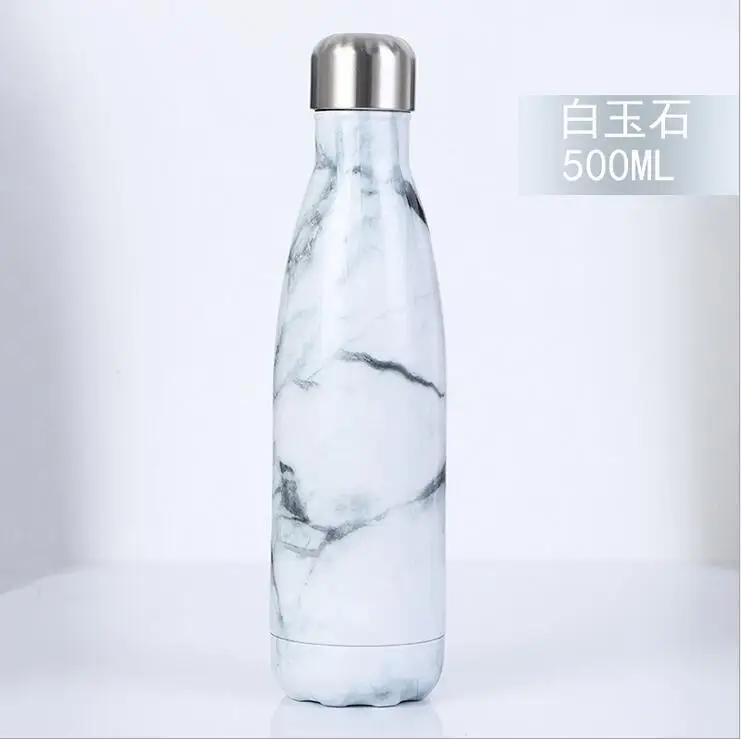 FSILE 500/1000ml Double-Wall Insulated Vacuum Flask Stainless Steel Water Bottle Cola Water Beer Thermos for Sport Bottle /6 - Цвет: 10