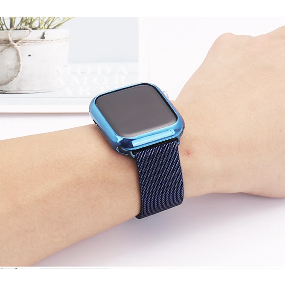 Чехол для часов Ультратонкий чехол Apple 4 3 2 1 42 мм 38 мягкий прозрачный из ТПУ iWatch 5 44
