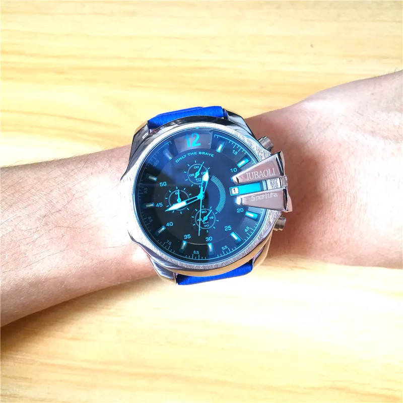 Роскошные брендовые кварцевые часы с хронографом мужские водонепроницаемые