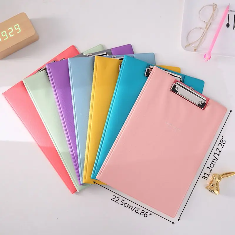 

A4 Waterproof Clipboard Writing Pad File Folder Document Holder School Supply