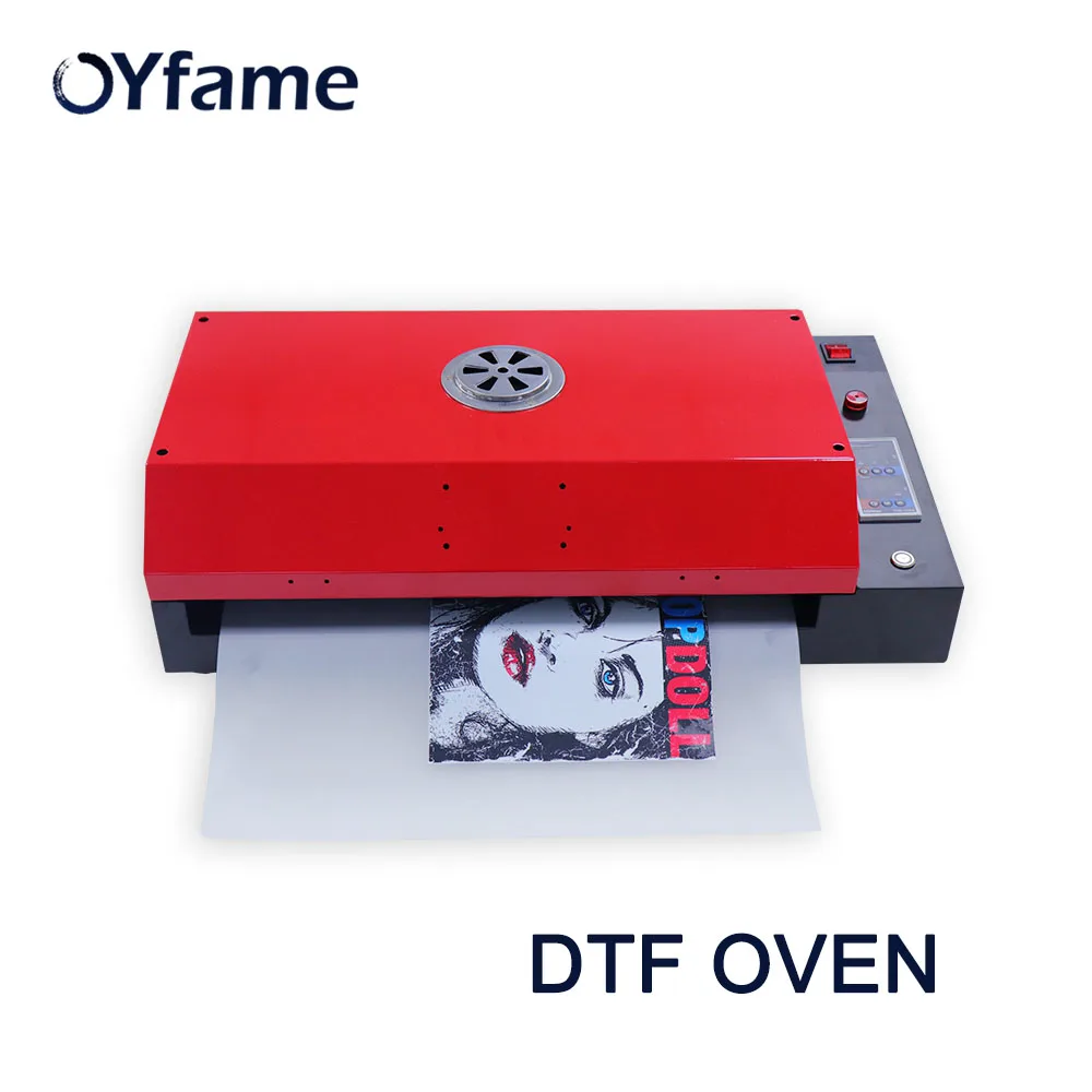 Online Forno a3 do forno de oyfame dtf 43*30*3cm filme do animal de estimação dtf forno com controle de temperatura e função de alarme para impressora dtf da imprensa térmica