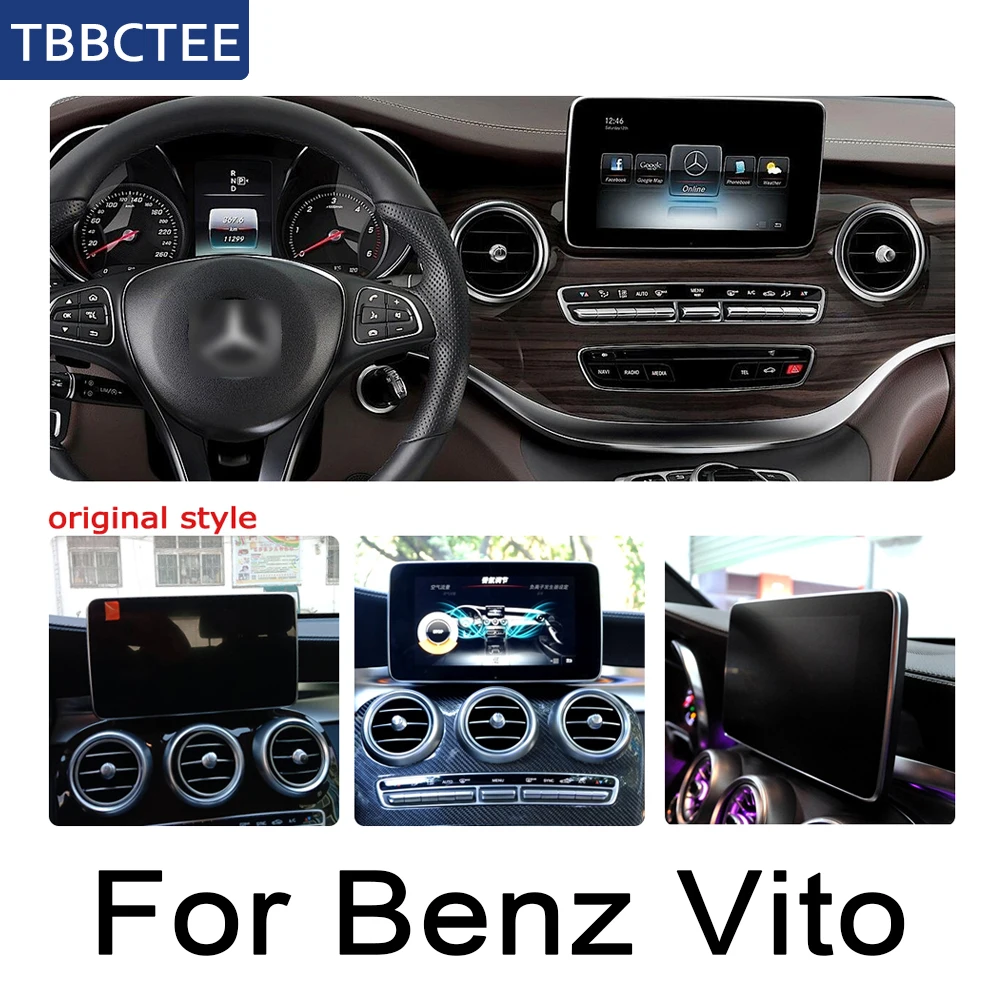 Автомагнитола для Mercedes Benz Vito 2015-2019 Android GPS мультимедийный плеер стерео HD экран
