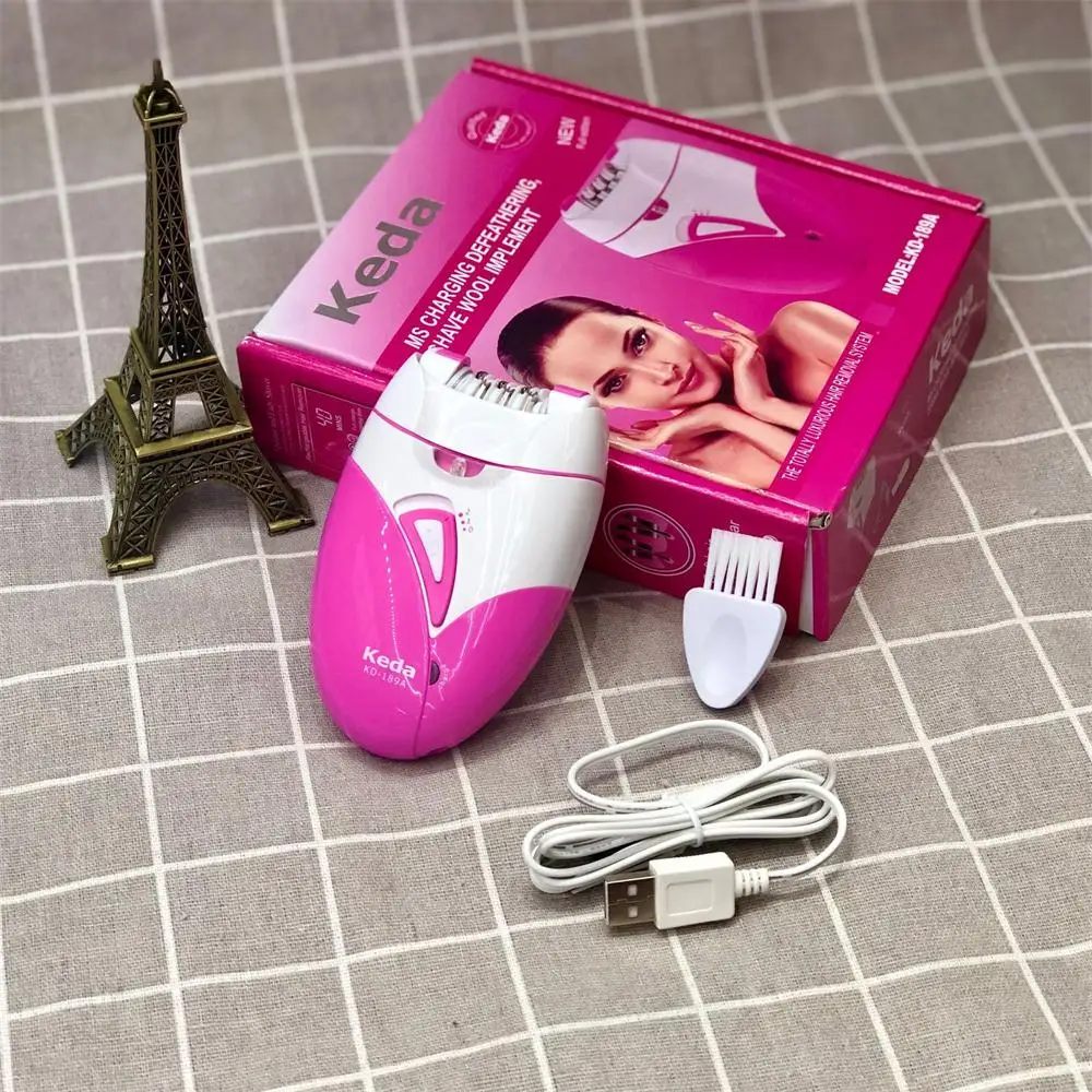 Женский эпилятор, USB зарядка, машинка для удаления волос, электрический перезаряжаемый Женский Триммер для бритья, удаление волос