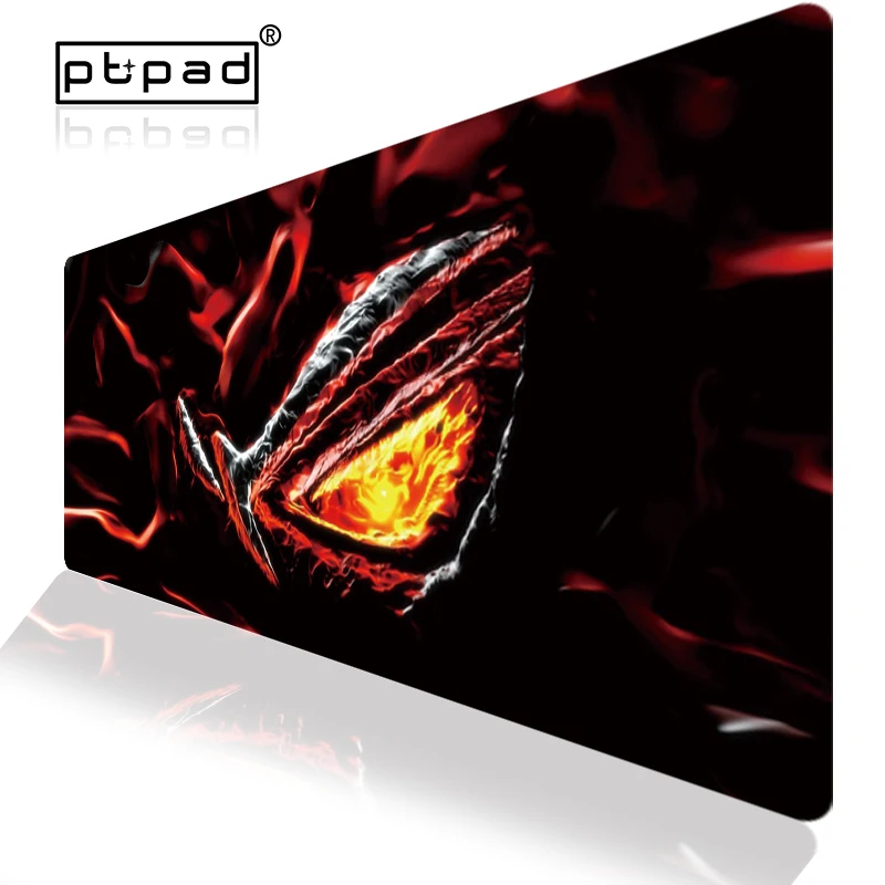 Игровой коврик для мыши Pbpad ASUS большой 90x40 с закругленными краями геймеров XXL Ruber