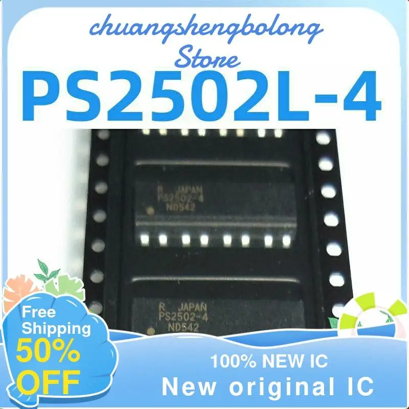 

10-200PCS PS2502-4 ps2502l-4 ps2502 optocoupler isolator optocoupler patch spot