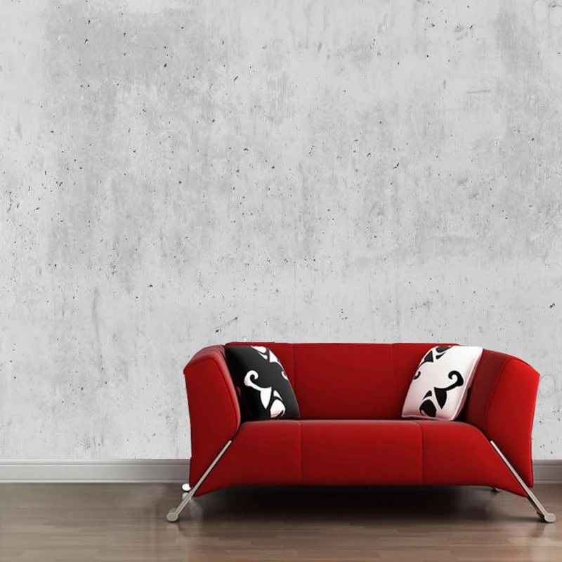 Фото Настенные 3D обои на заказ цементная текстура стен для гостиной спальни дивана