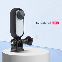 insta 360 one go2 protective frame mount thumb camera protection frame 14 invisible adapter stabilizer for insta360 go 2