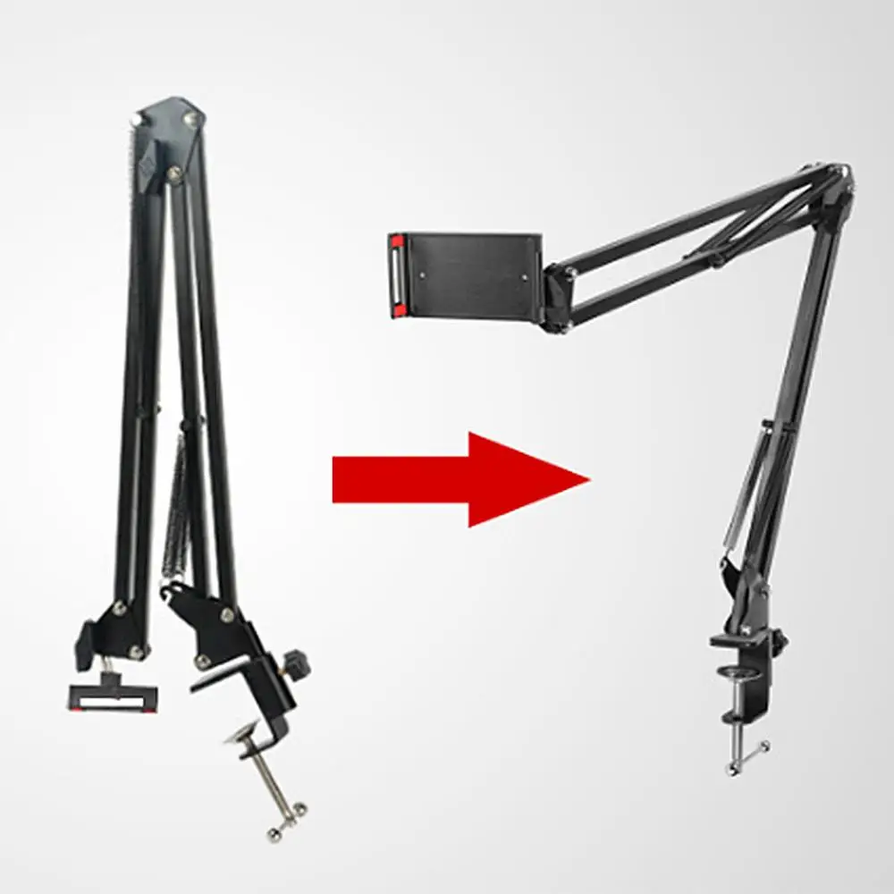 Новейшая Гибкая подвижная подставка для телефона длинный кронштейн 360 градусов