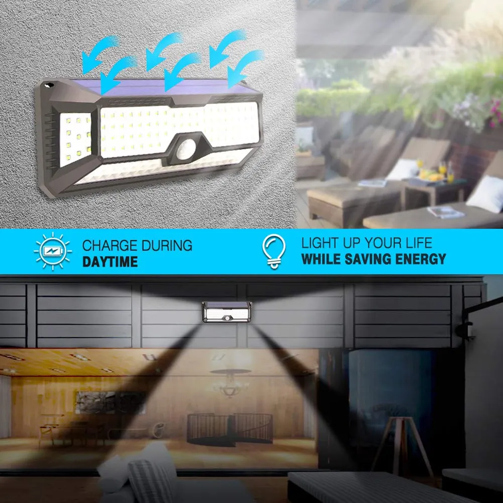 2019 новая лампа на солнечной батарее с датчиком движения Открытый
