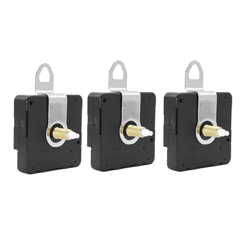 

High Torque Long Shaft Quartz Clock Movement Mechanism Kit,Wall Hookws Pasters,DIY Repair Tools Parts Replacement