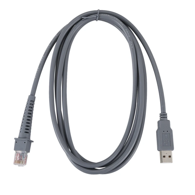 1 X USB A кабель RJ45 7ft 2 м для сканера штрих-кодов LS4278 LS2208 2208AP | Электроника