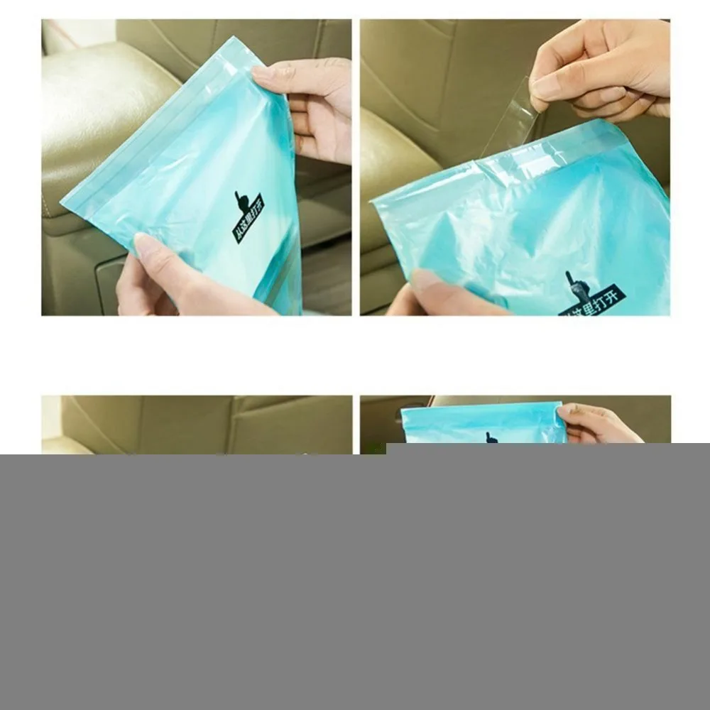 

Back Hanging Trash Bin Trash Bag Storage Bag Car Interior Sealable Garbage Car Accessories Bag L B5Y4