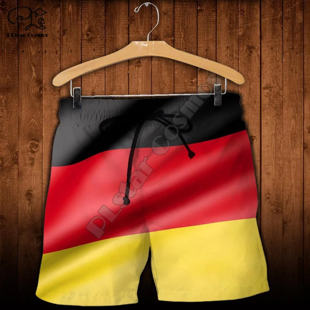 

PLstar Cosmos National Emblem Germany Flag 3D Printed Fashion Men/Women Summer Casual Colorful Shorts Beach Short Pants Style-15