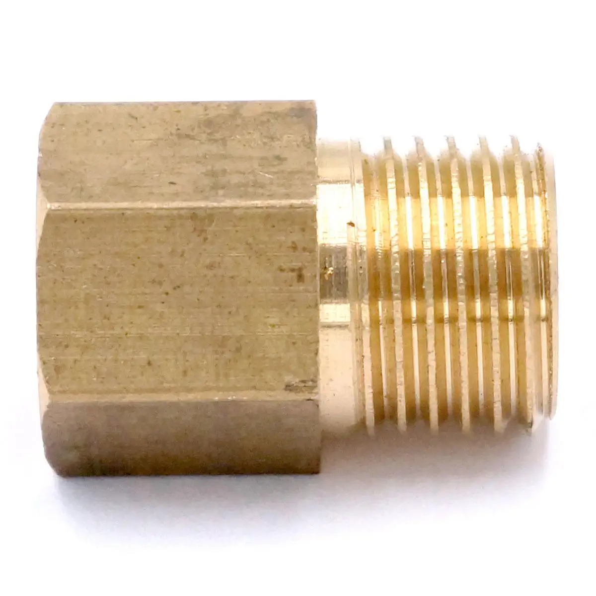 Латунный редуктор с шестигранной головкой m12x1 5 мм внутренней резьбой на наружную