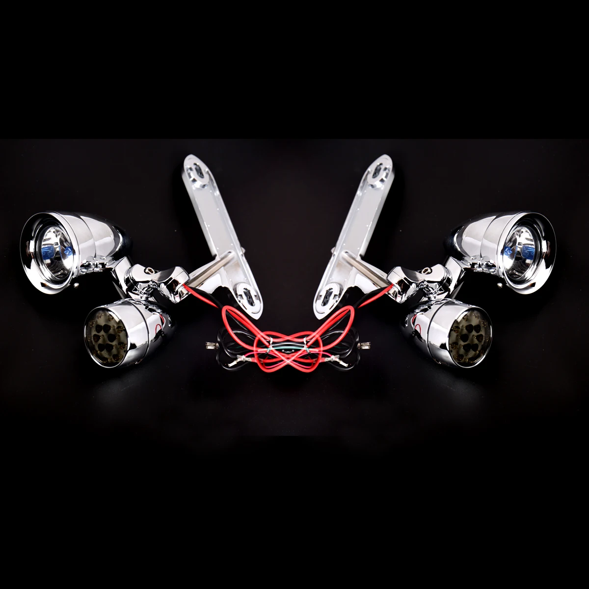 Fairing Mounted Driving Lights&ampLED Smoke Turn Signals for Harley Touring Road King 1997-2017 Model | Автомобили и мотоциклы