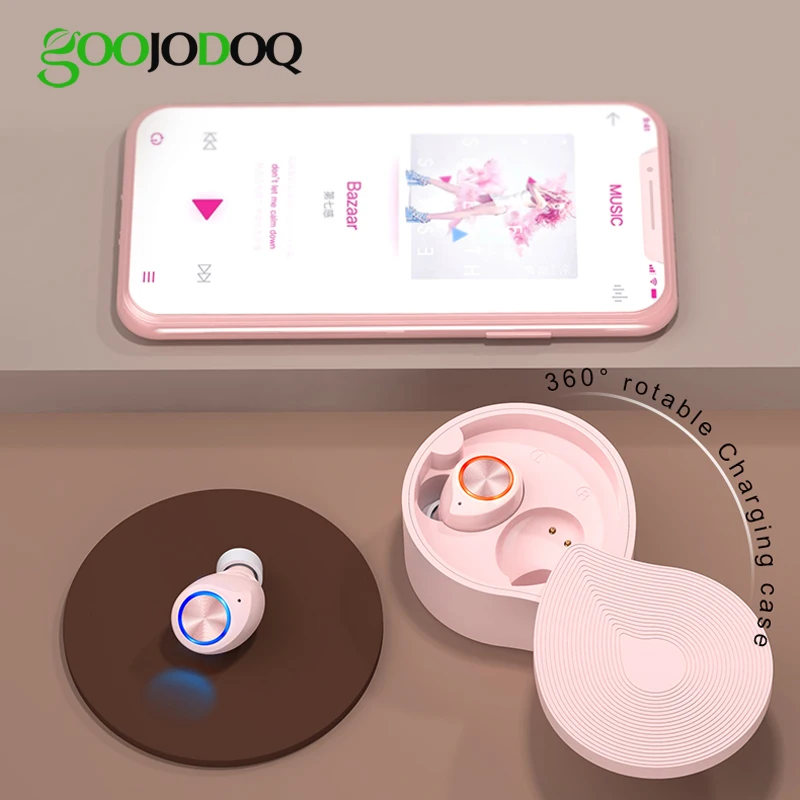 GOOJODOQ TW70 TWS беспроводные Bluetooth наушники IPX5 гарнитура HIFI 5 0 стерео с двойным