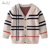 toddler kid baby boys girls cardigan sweater autumn winter knit clothes long sleeve plaid fashion knitwear cute streetwear 2 8t
