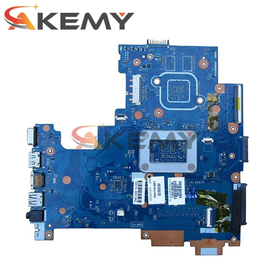 

Akemy 764174-001 764174-501 LA-A997P For HP 14 245 G3 14-G laptop motherboard with E1-6010 100% fully Tested