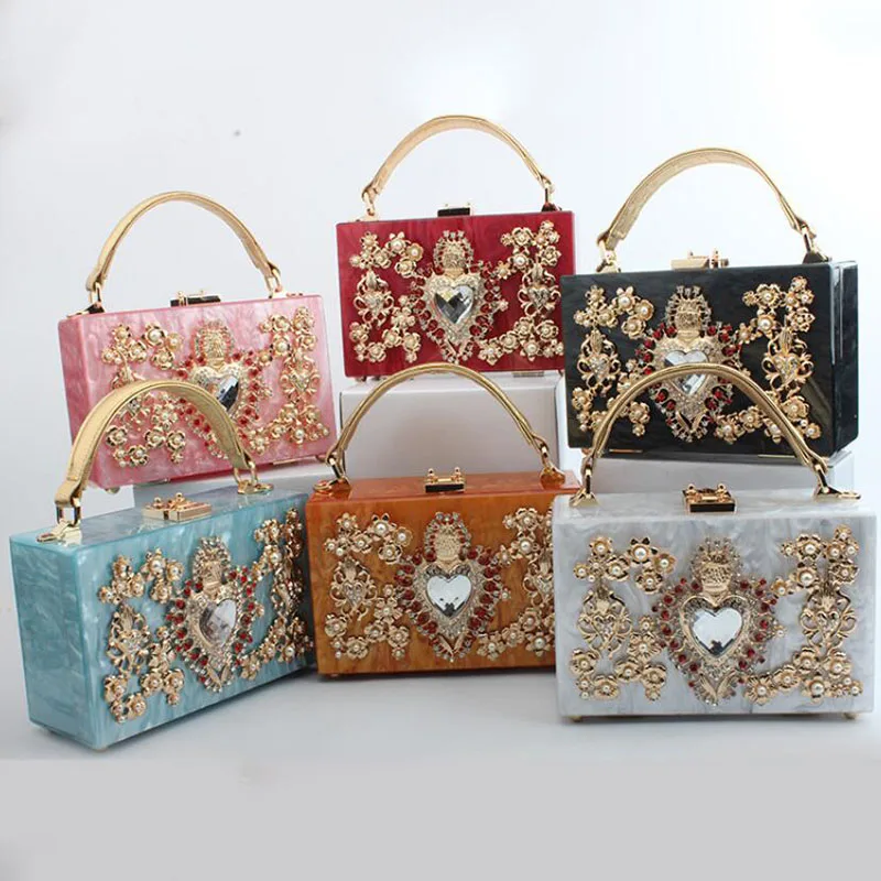 Стразы маленькая коробка клатч роскошные свадебные вечерние сумочки женские