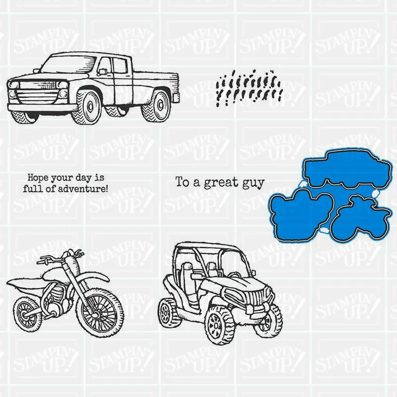 

Car Metal Cutting Dies and Stamps for DIY Scrapbooking Die Cuts Greeting Card Decor Embossing Folder Cut