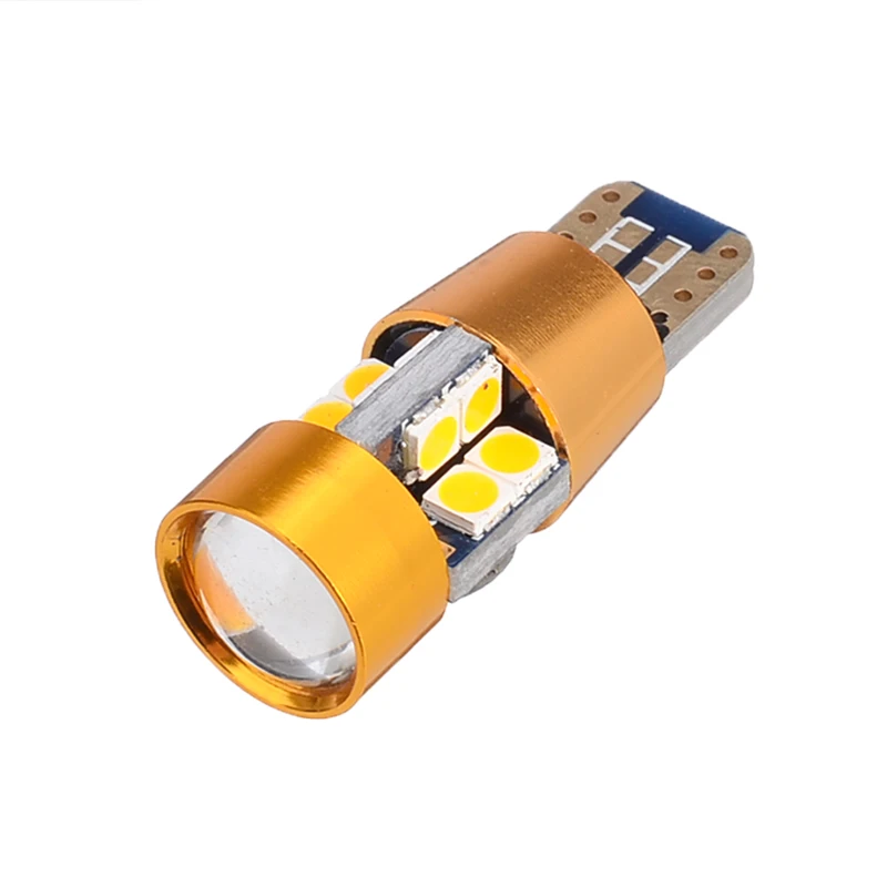 Автомобильный светильник источника Светы 2 шт./компл. T10 168 194 2825 W5W 19LED Янтарный