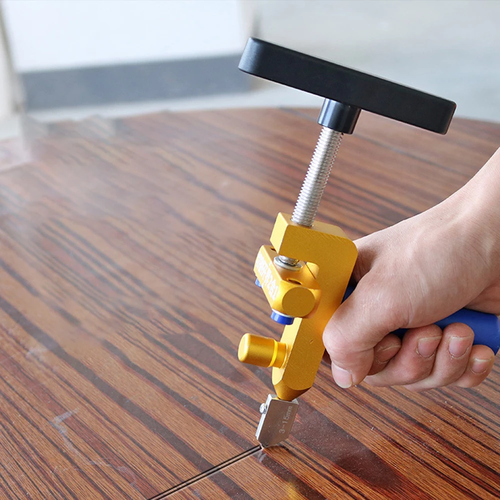 

2 in 1 Glass Ceramic Tile Cutter with Wheel Diamond Roller Manual Glass Cutter Cutting Machine Opener Breaker Tools