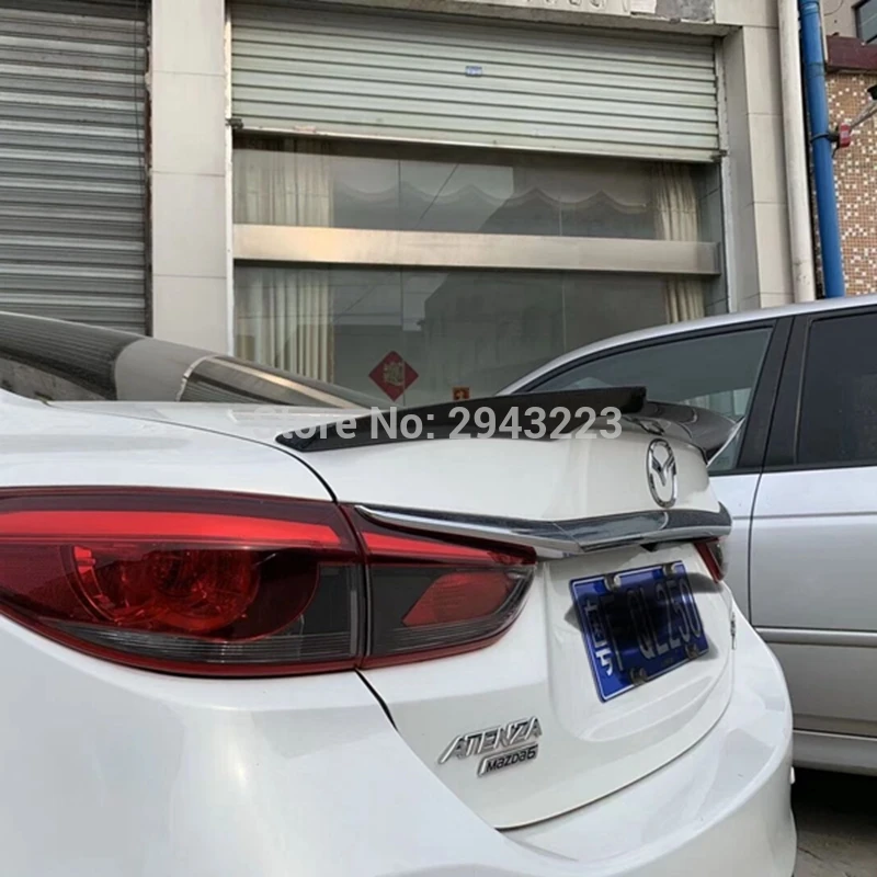 Автомобильные аксессуары углеродное волокно задний спойлер на крыло крышу