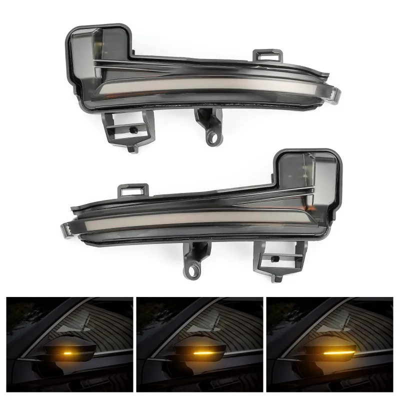 2 шт. Динамический светодиодный поворотник светильник боковое зеркало индикатор