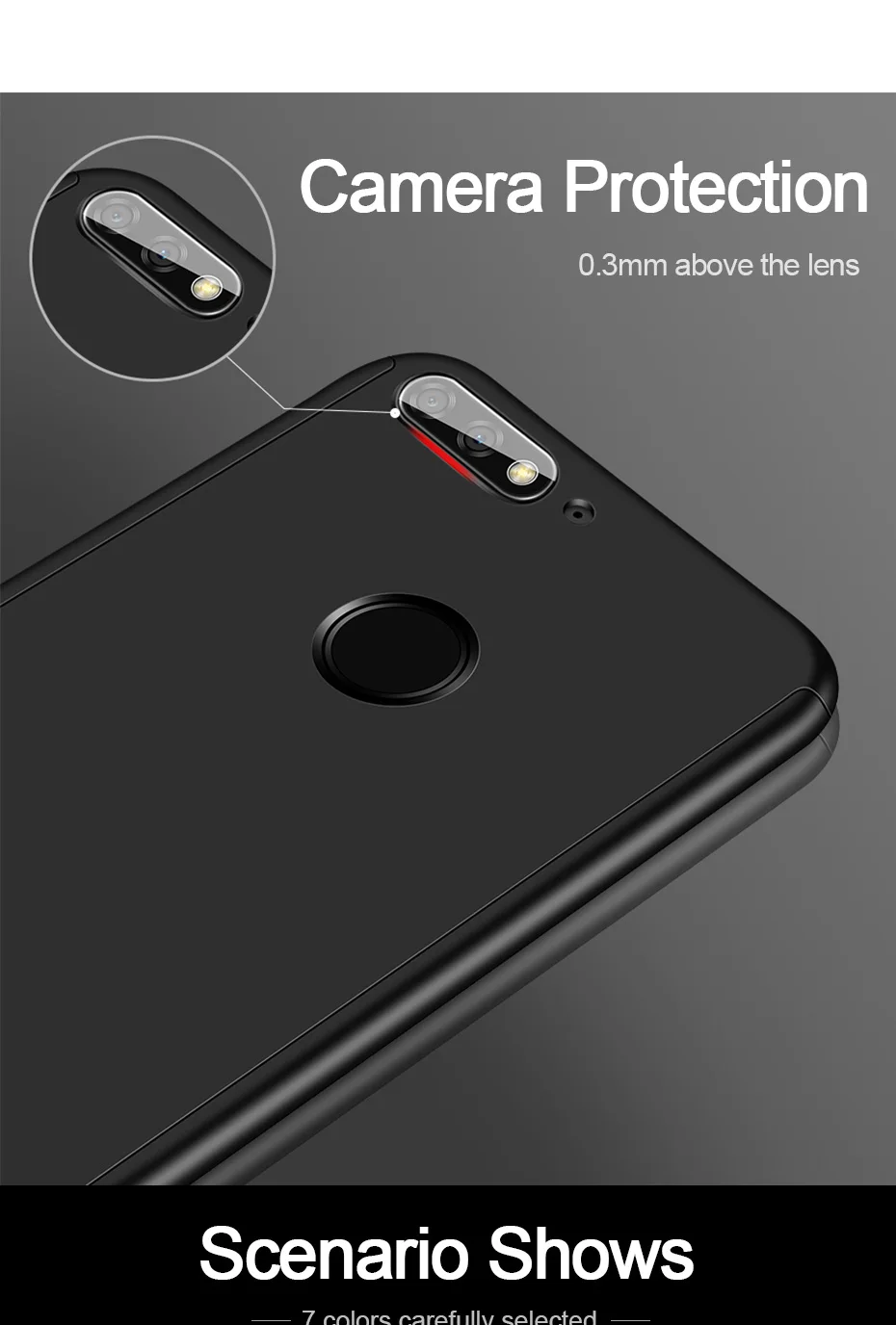 Роскошный 360 чехол для телефона huawei Honor V20Pro 20Lite Note 10Lite 9X V8X 8S 8C 8A 7C 7A Pro Чехол с закаленным стеклом