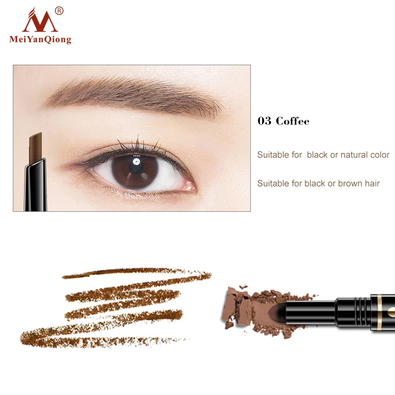 Triad карандаш для бровей с воздушной подушкой водостойкий стойкий треугольник