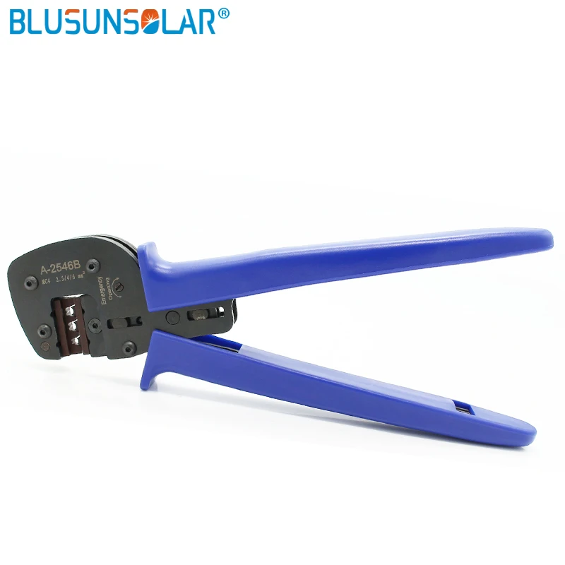 

EU Stock PV Cable Wire Terminal Crimping Tool for 4/6mm2 Solar Cable Stainless Steel High Precision Clamp Sets