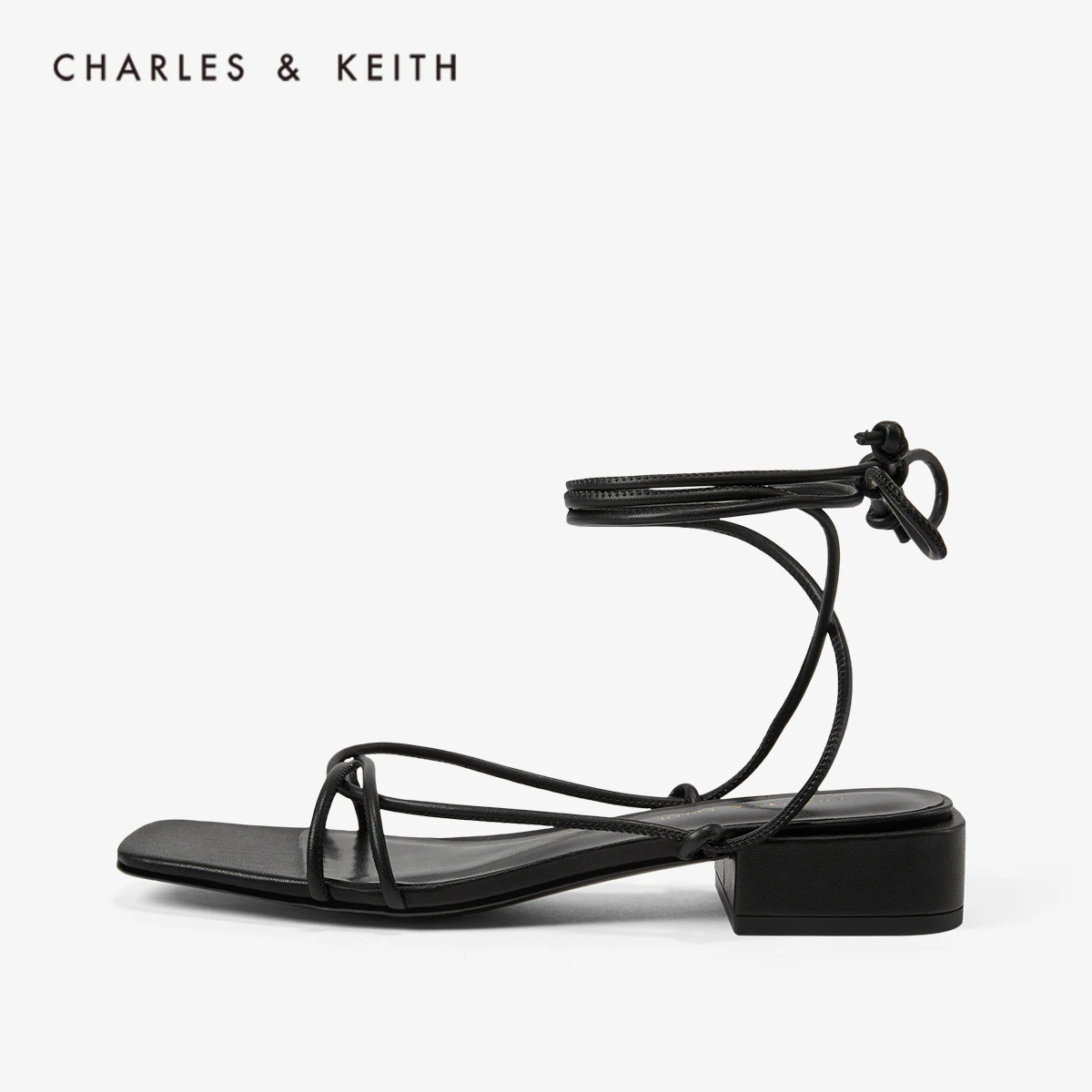 

CHARLES＆KEITH Новинка на Весну и Лето 2020CK1-70900209Женские босоножки кватратный нос на низком каблуке