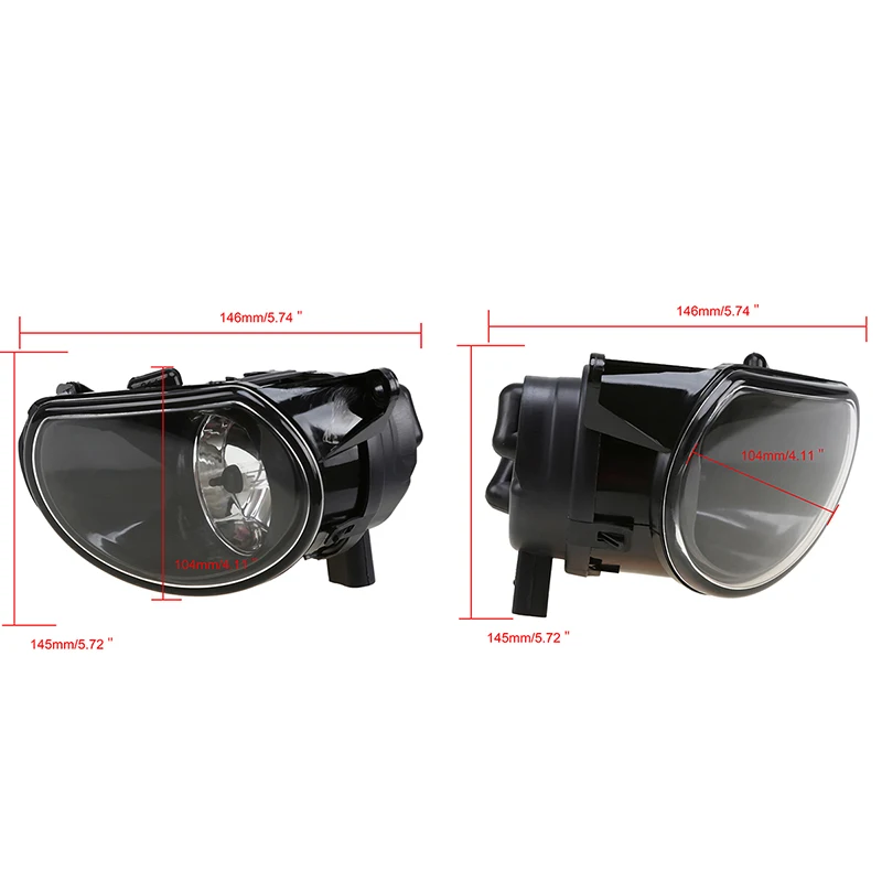 Передние противотуманные фары POSSBAY для автомобиля галогенные нижние бамперы Audi