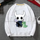 Модные мужские толстовки Hollow Knight на весну и осень, мужские повседневные толстовки, свитшоты, мужские толстовки белого цвета, свитшот, топы