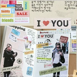 

6 sheet Korean stationary Vintage ponybrown message paper deco scrapbooking Sticker/ planner stickers /sticky notes/papelaria