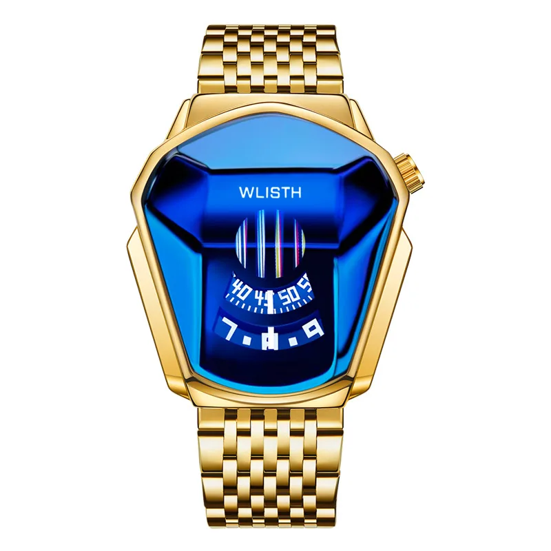 

Watch Top Brand Luxury Military Fashion Sports Watch Men's Gold Watch Quartz Movement Men's Clock Casual Chronograph Watch