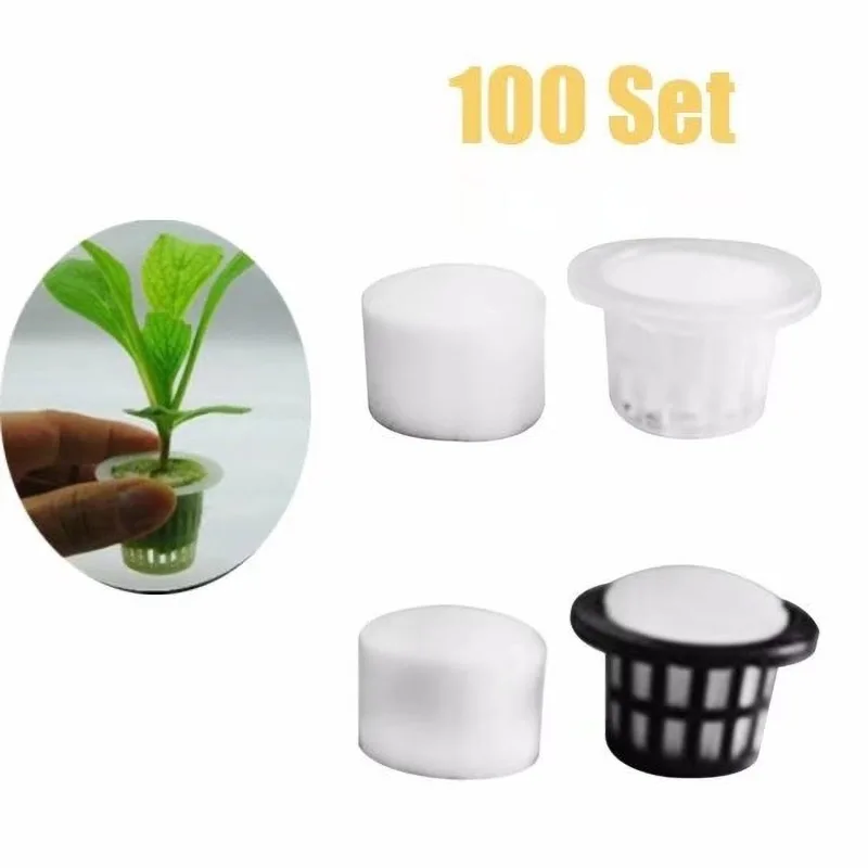 

100pcs Transplanted Sponge Soilless Hydroponic Vegetable Cultivation System Gardening Tools Soilless Planting Seedlings