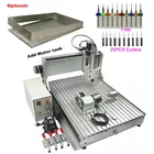 6040 кВт USB 4-осевой ЧПУ маршрутизатор гравер 4060 мини 1500 Вт ЧПУ машина для резьбы по дереву металлический фрезерный станок