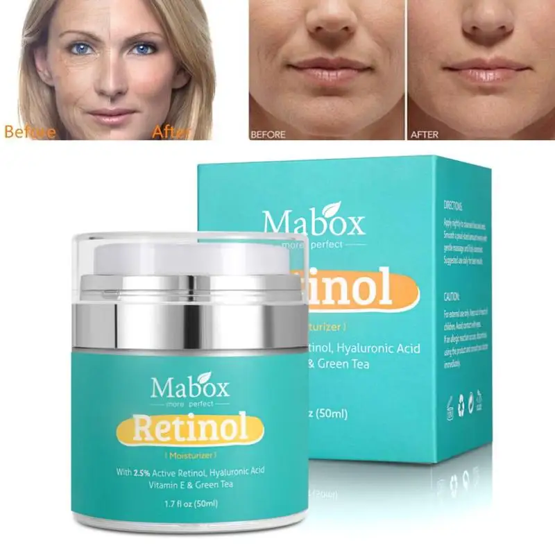 50 мл Mabox Retinol Увлажняющий дневной крем для лица Витамин Е коллаген ретин сыворотка