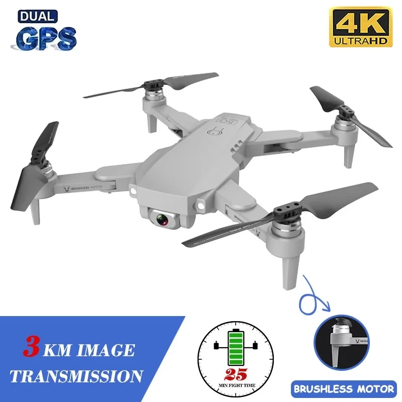 

Newest Gps Drone LU1 PRO With HD 4K Camera Professional 3000m Image Transmission Brushless Foldable Quadcopter RC Dron For Kid