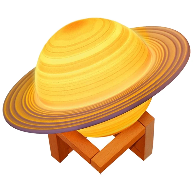 

Lamp 3D Printing Technology 16 Colours Remote&Press Control USB Rechargeable Bedside Lamp Gift For Any Age