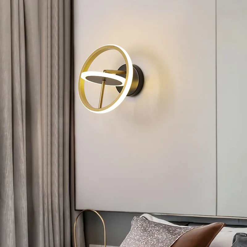 

modern led wood luminaria led wall light abajur luminaria de parede beside lamp