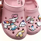 Sanrio Croc очаровательные коричные кавайные модели кукол аксессуары украшения из ПВХ Мультяшные животные для Hello Kitty Sanrio детский подарок
