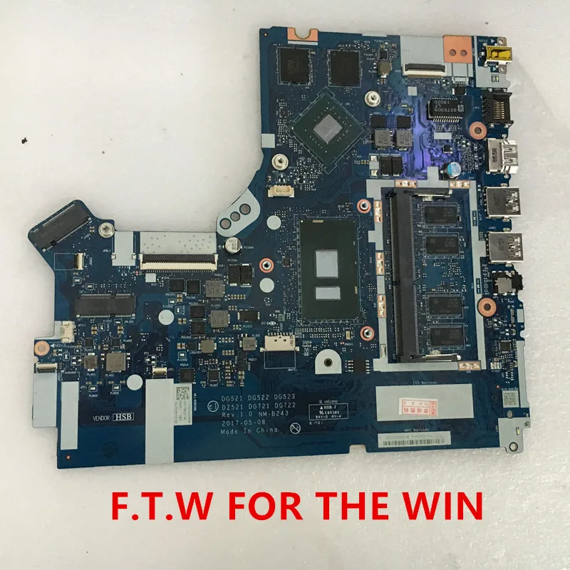 Bestellen NM-B243 Laptop Motherboard Für Lenovo Ideapad 320-17IKB Original Mainboard 4GB-RAM I5-7200U GT940MX/920MX